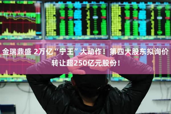 金瑞鼎盛 2万亿“宁王”大动作！第四大股东拟询价转让超250亿元股份！