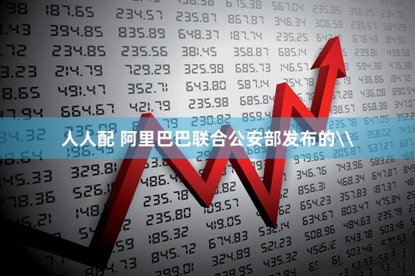 人人配 阿里巴巴联合公安部发布的\